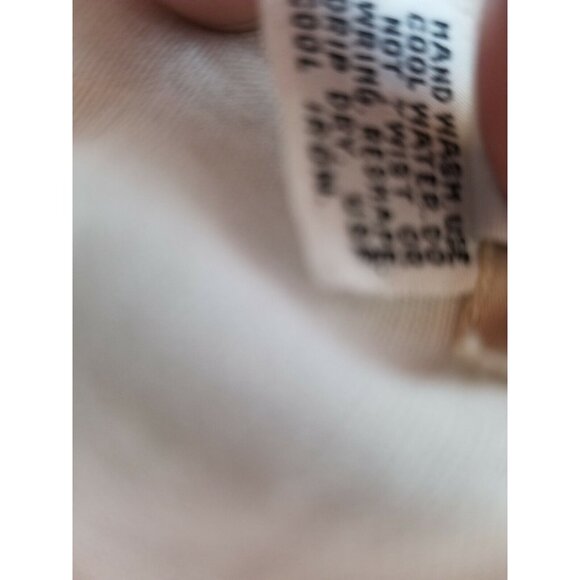 Erica Tang V Womens Large Linen Drape Open Cardigan Jacket White Lightweight - Picture 5 of 8